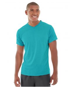 Ryker LumaTech&trade; Tee (V-neck)-M-Blue