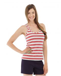 Nona Fitness Tank-L-Red